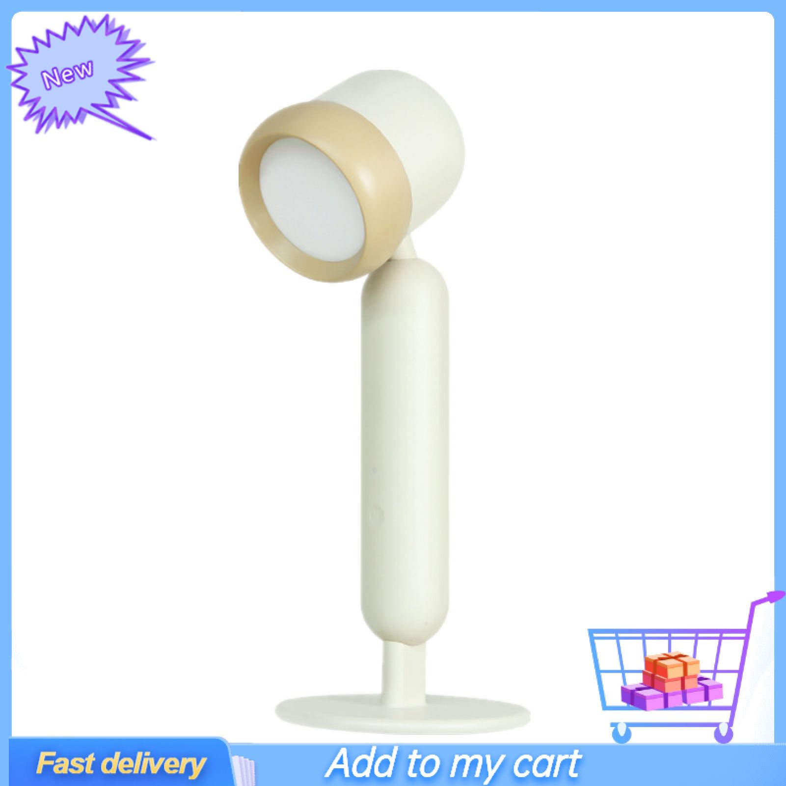 LED Light Compact Stepless Dimming Bedroom Decoration Stepless Dimming Reading Lamp