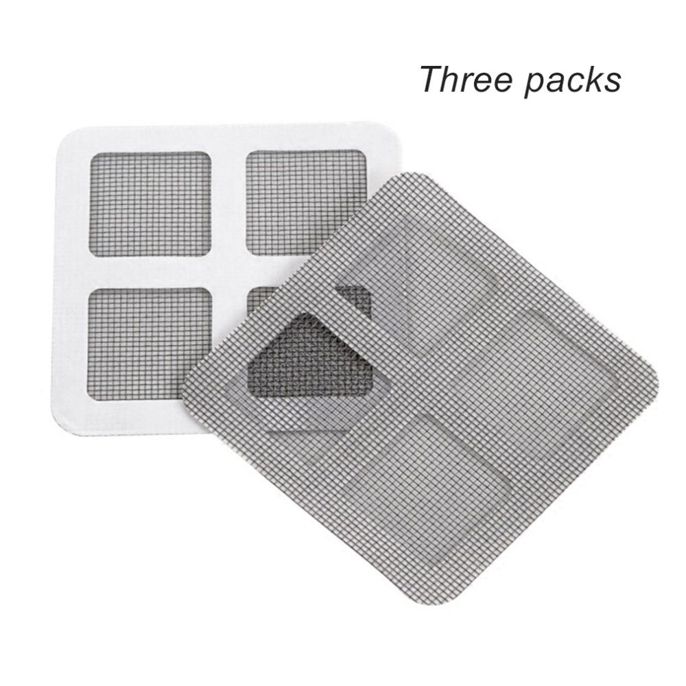 Summer Window Mosquito Netting Patch Repairing Broken Holes On Screen Window White
