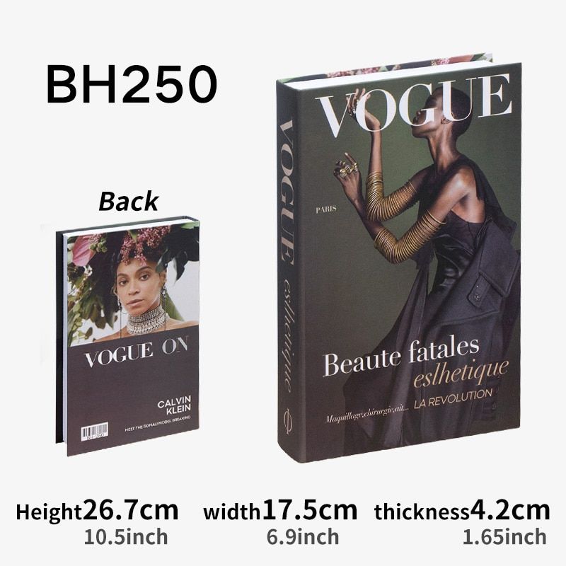 Can Customize Fake Books for Decortion Fahion for Home Decor Coffee Table Hotel Room Decoration Fake Books Box Props