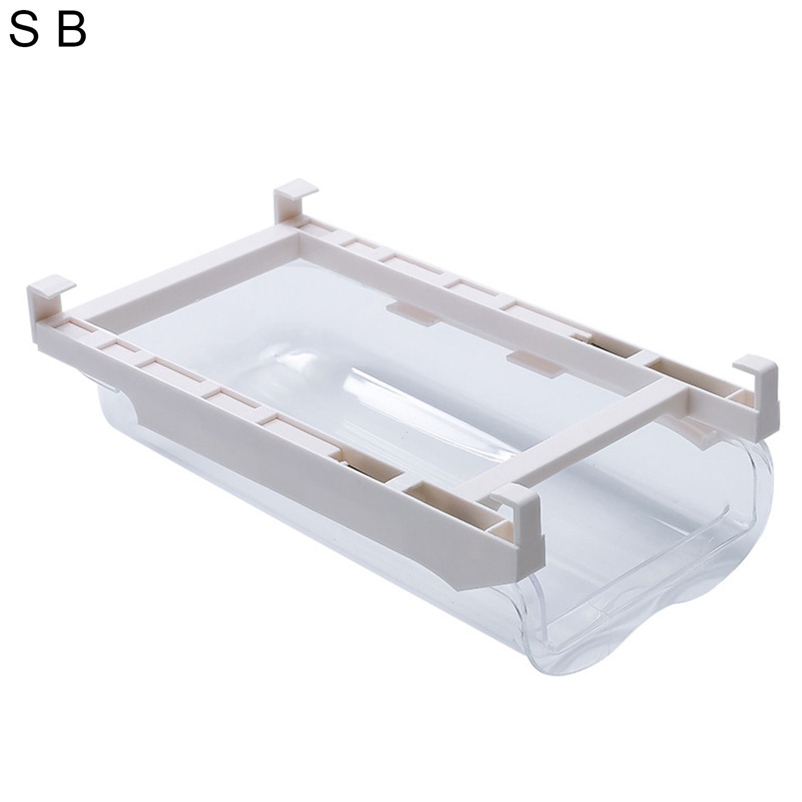 Fridge Organizer Clear Load Bearing Drawer Design Fridge Organizer Slide Egg Under Shelf for Fruit