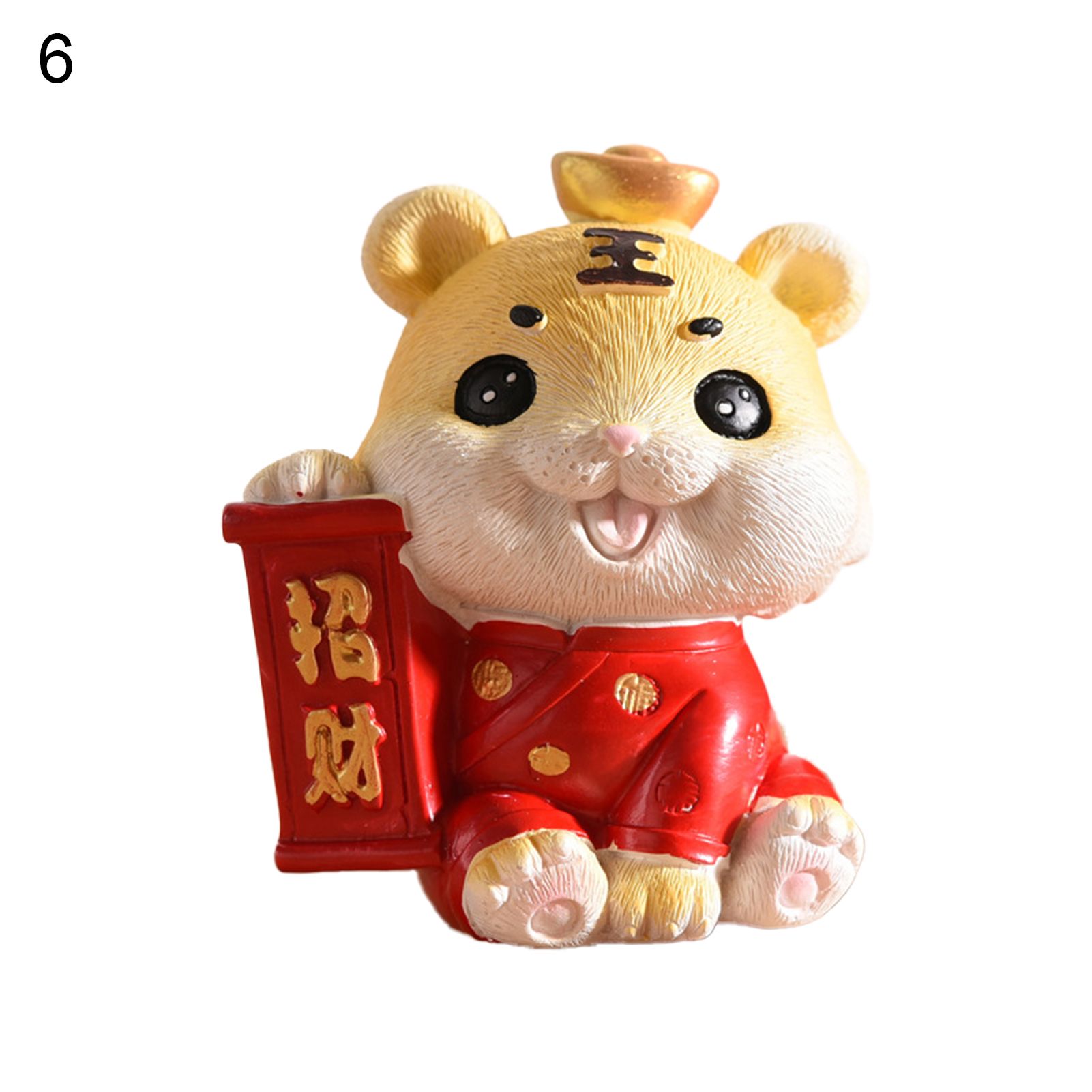 Miniature Statue Delicate Tiger Shape 2022 Miniature Figurine