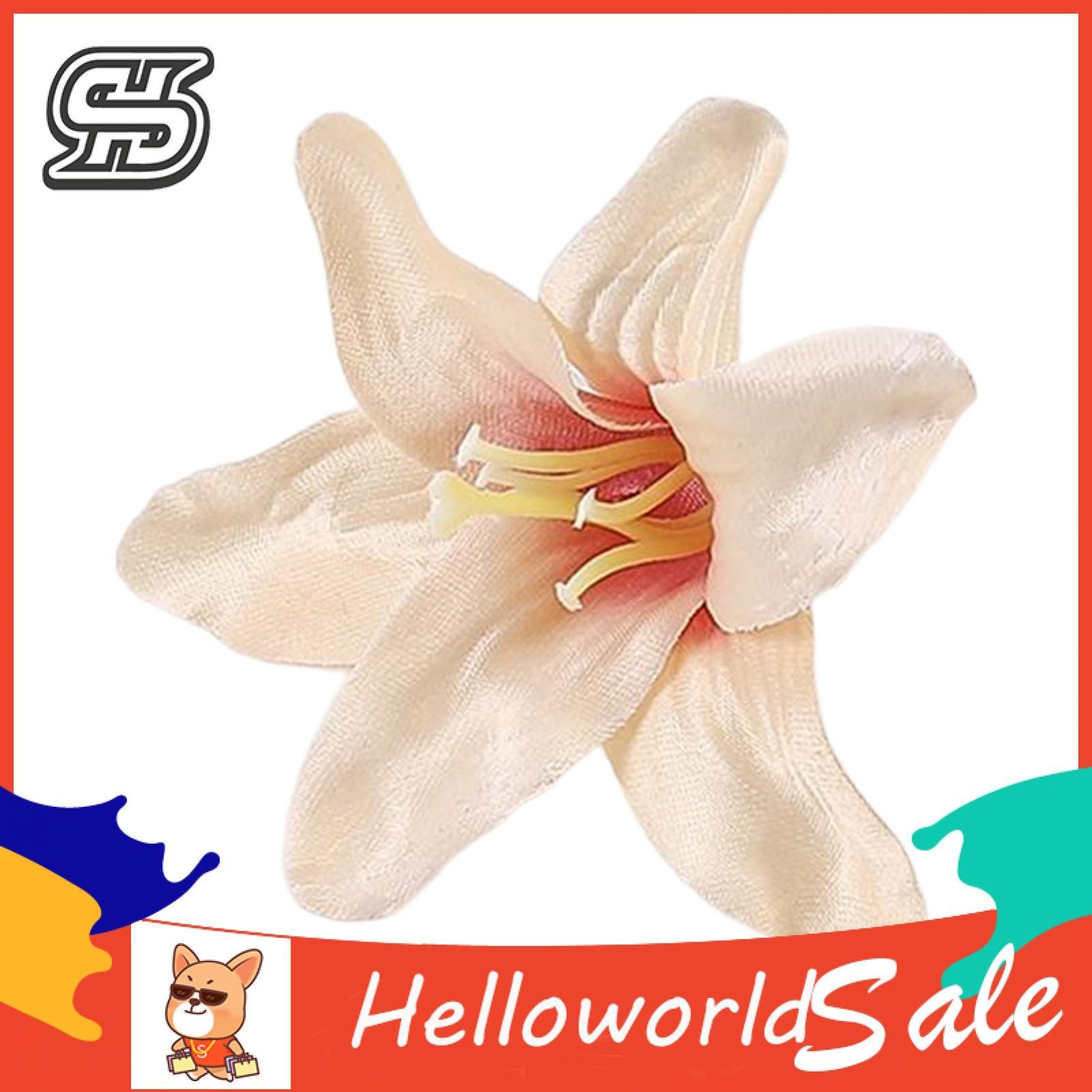 HelloWorld Faux Silk Flower Delicate Exquisite Bell Orchid Floral Head