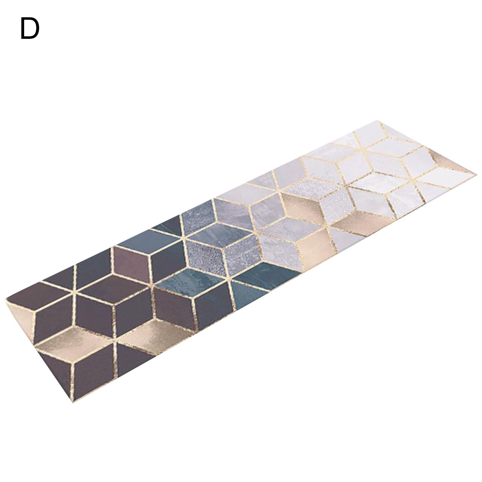 Floor Mat Geometry Oilproof Polyester Super Absorbent Door Bathroom Pad Household Supplies