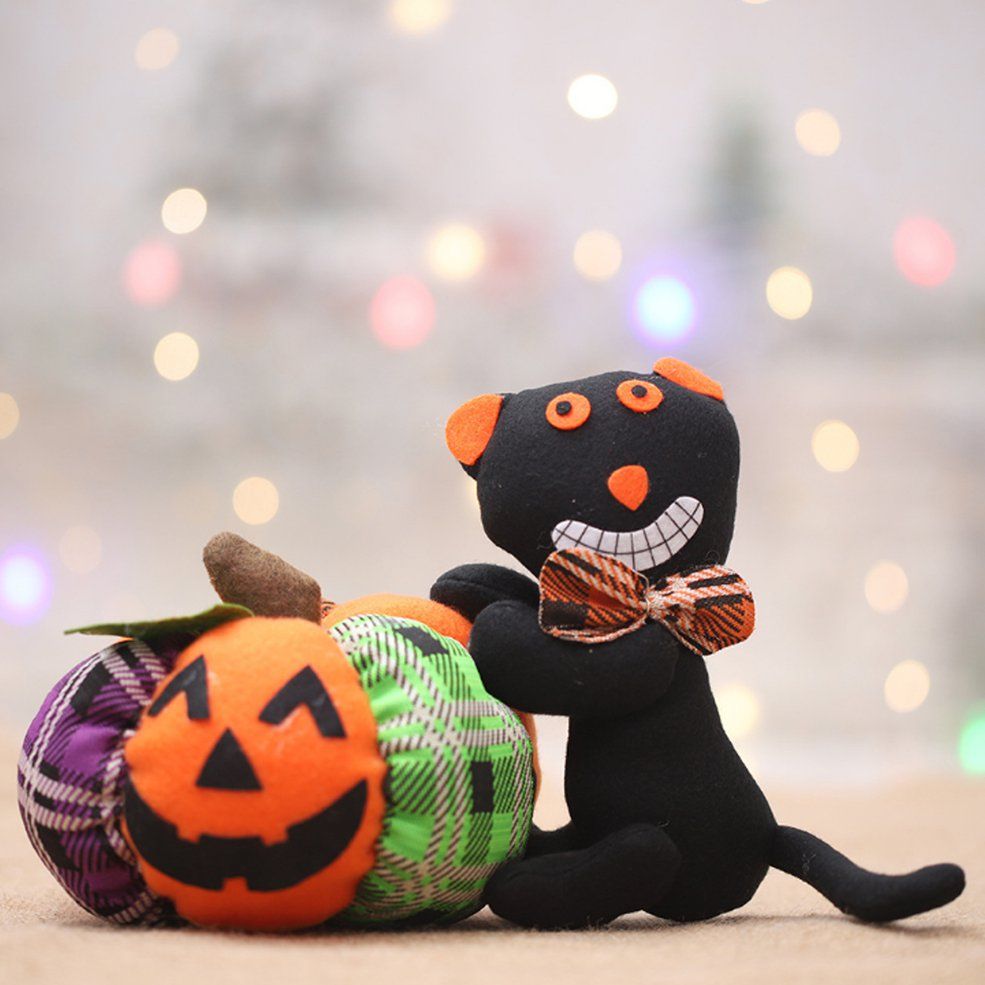 MA Haobei Halloween creative pumpkin doll ornaments plush dolls doll ornaments