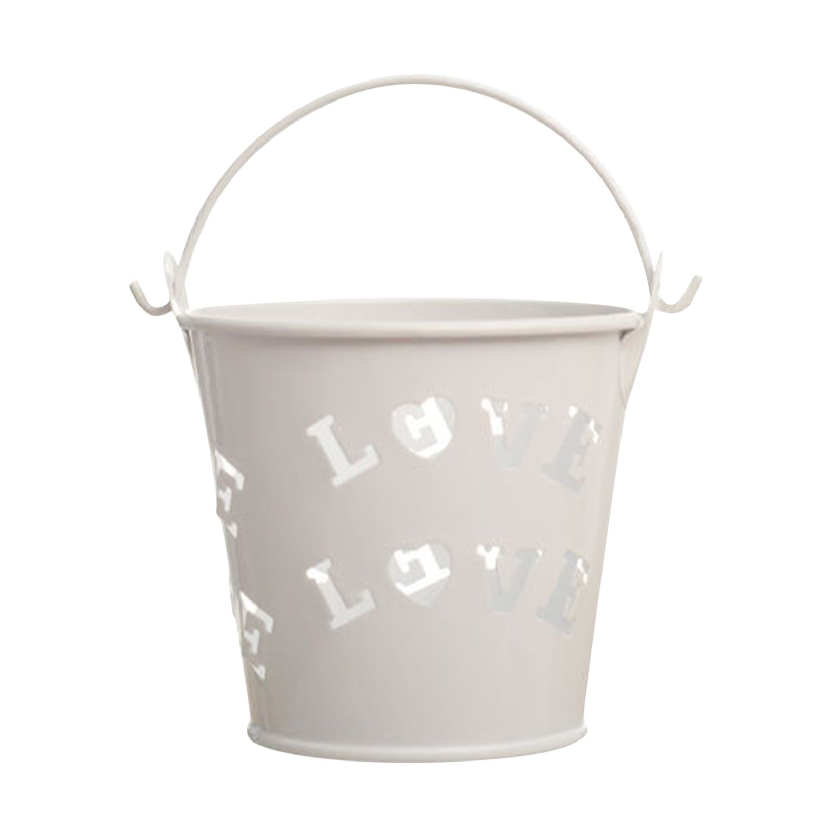 Dessert Storage Bucket Modern Style Beautiful Hollow Heart Shape Snk Storage Bucket