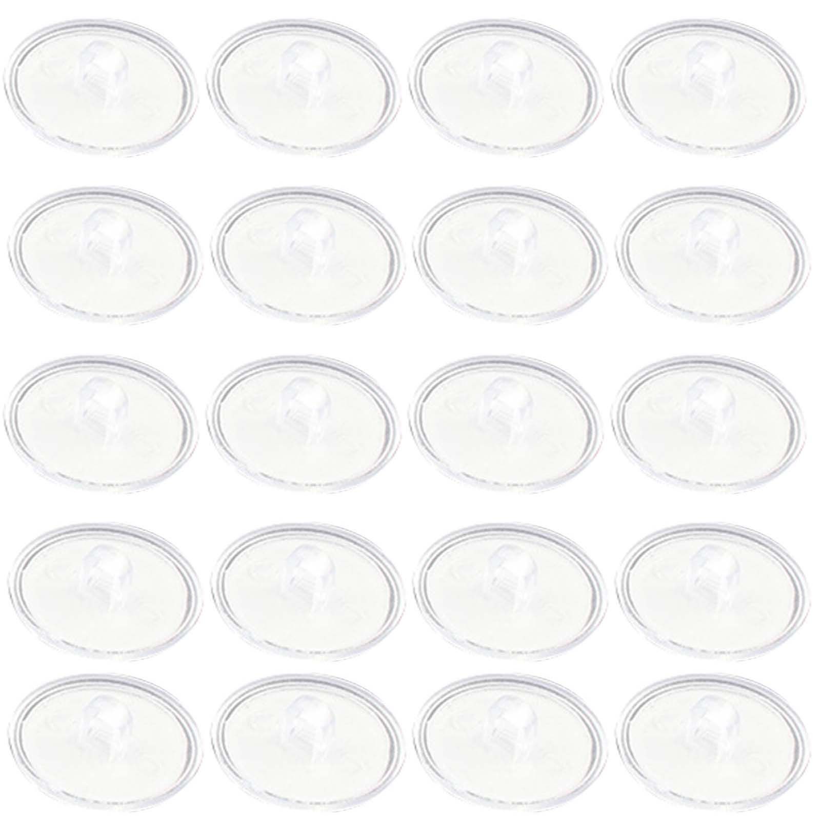 20Pcs/Set Storage Hook Self Adhesive Easy Installation PVC Strong Sticky Mini Disc Ceiling Hanger for Home