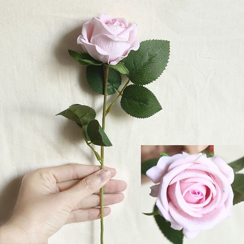 GC 1pcs Silk Roses Artificial Flowers Fake Flower Bouquet Rose Artificielle For Wedding Home Garden Decor Valentine's Day Gift