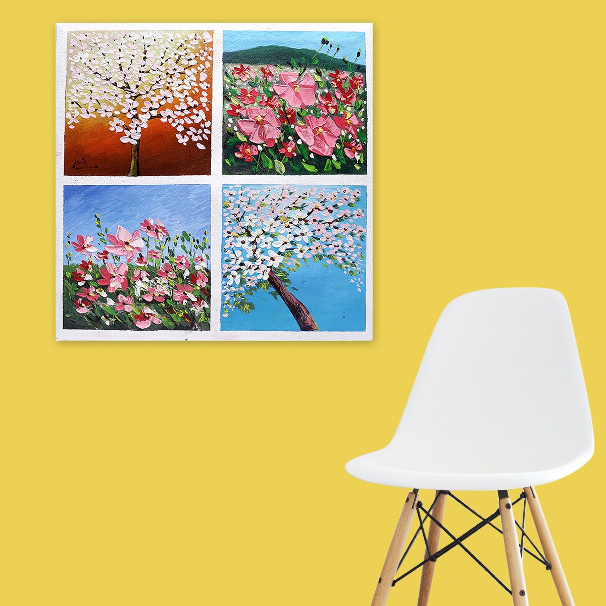 Hand painted Acrylic Painting For Wall Decor