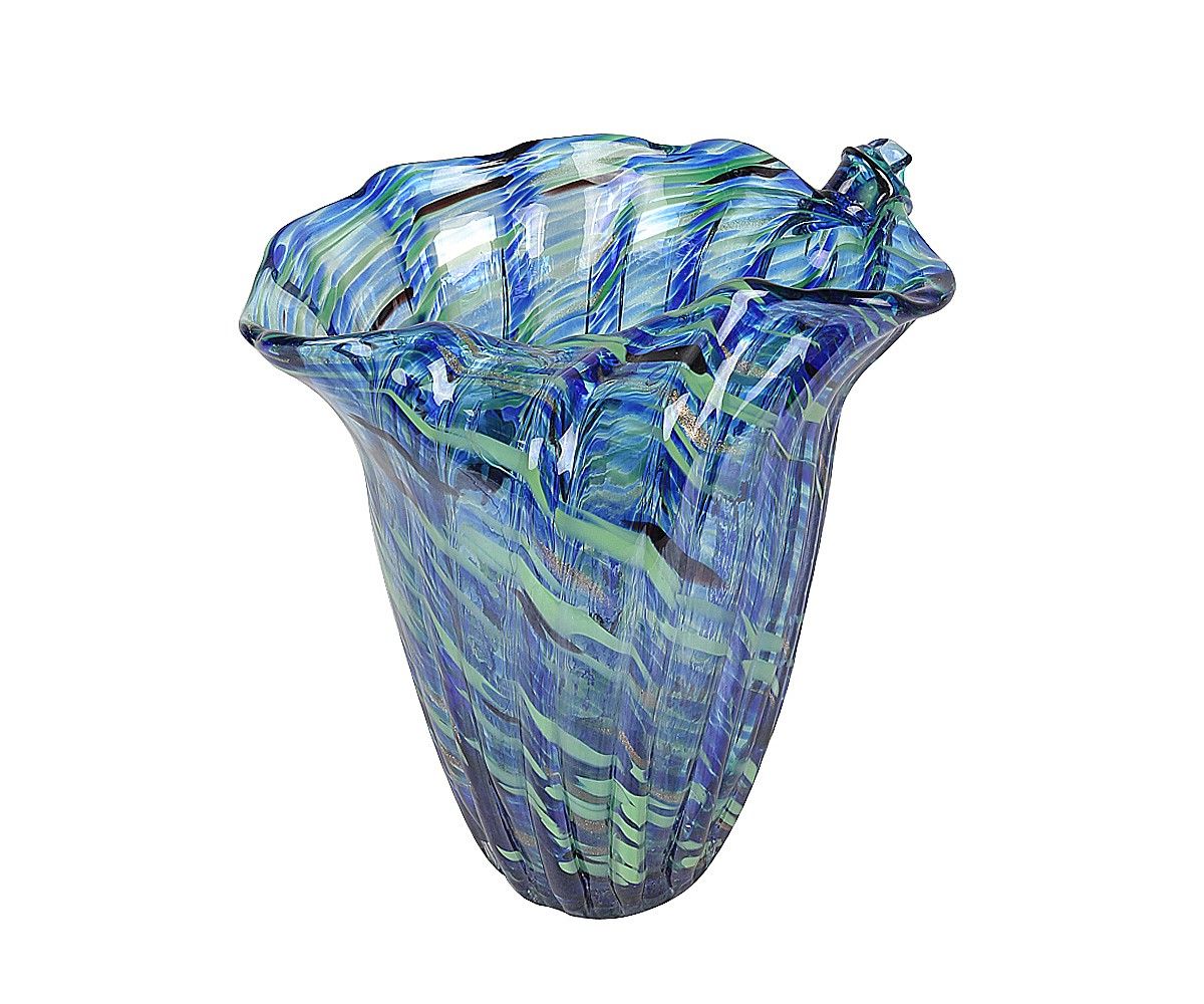 Flared Glass Vase