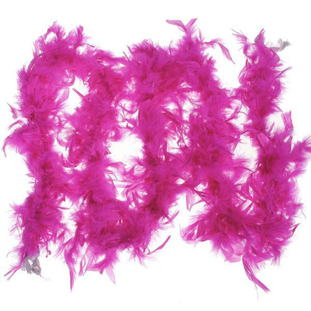 Yfashion 1Pcs 37g 2yards urkey Feather Strip Wedding Marabou Feather Boa Burlesque Fancy Dress Party Decoration