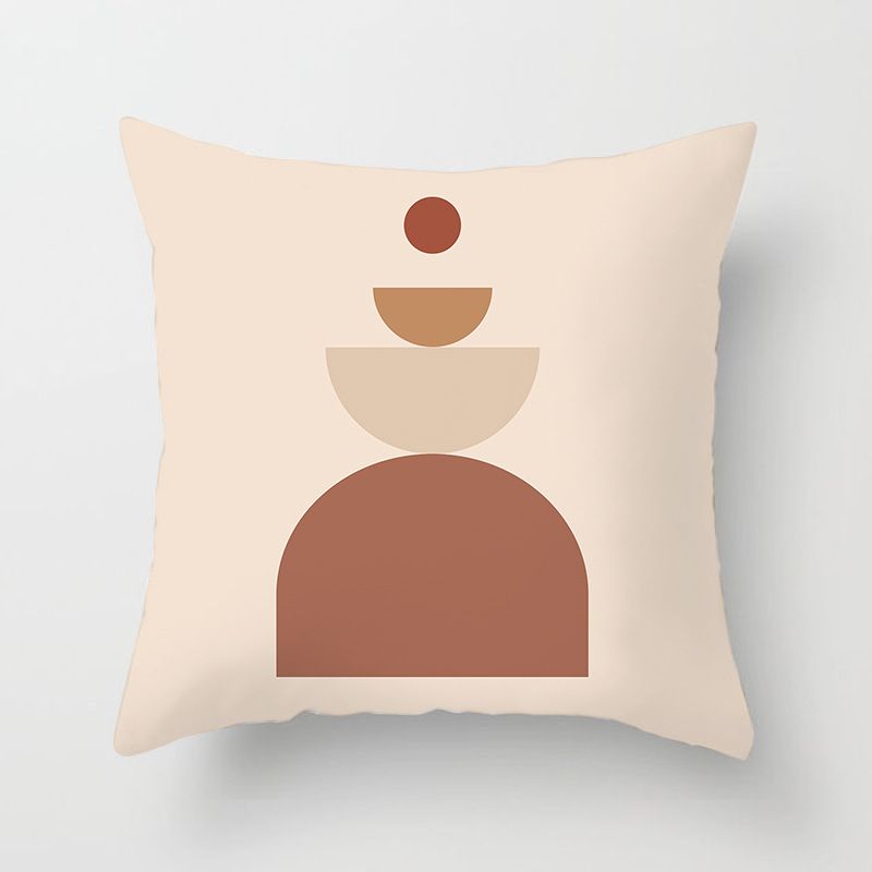 Nordic Simple Morandi Cushion Cover Flowers Elegant Lady Print Pillowcase Plush Pillow Cover Home Decor New Year Pillow Case