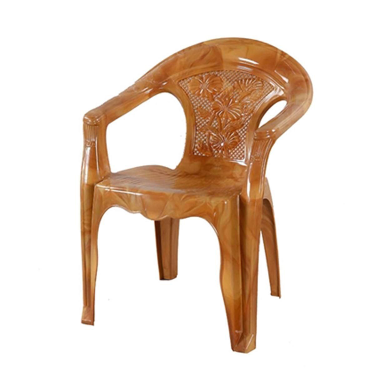 RFL Garden Chair (Net Flower) - Sandal Wood (86140)