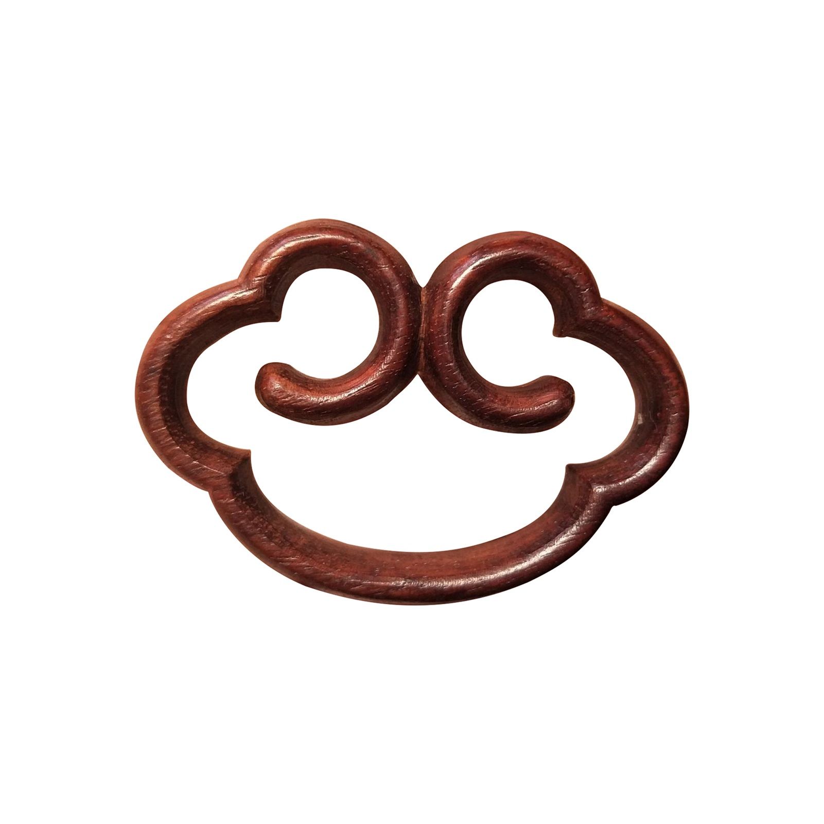 Wooden Ornament Eye-catching Exquisite Workmanship Hoop Pendant