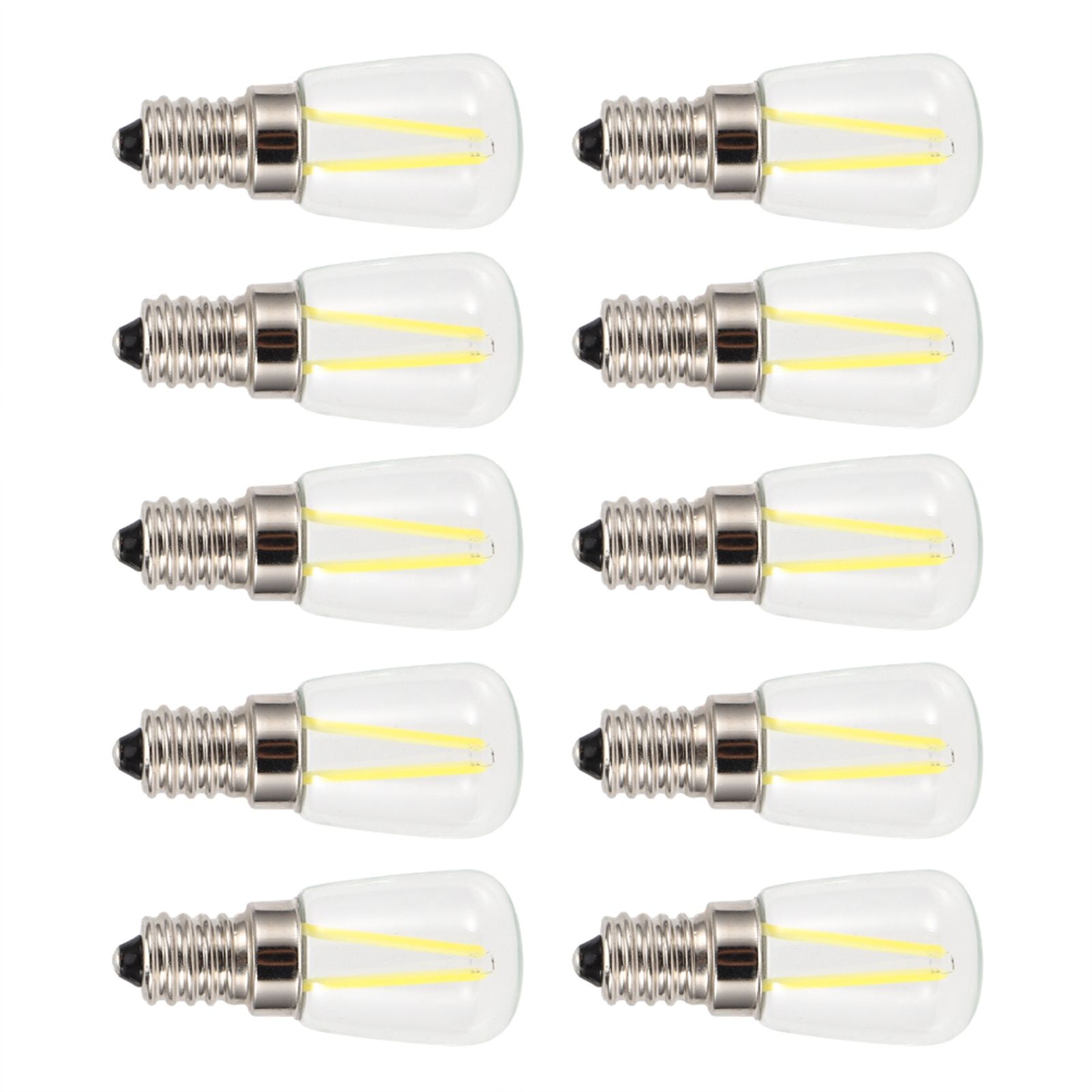 10PCS Mini Dimmable E14 LED Light Bulb 1.5W 110V For Chandelier Wall Lamp ZI