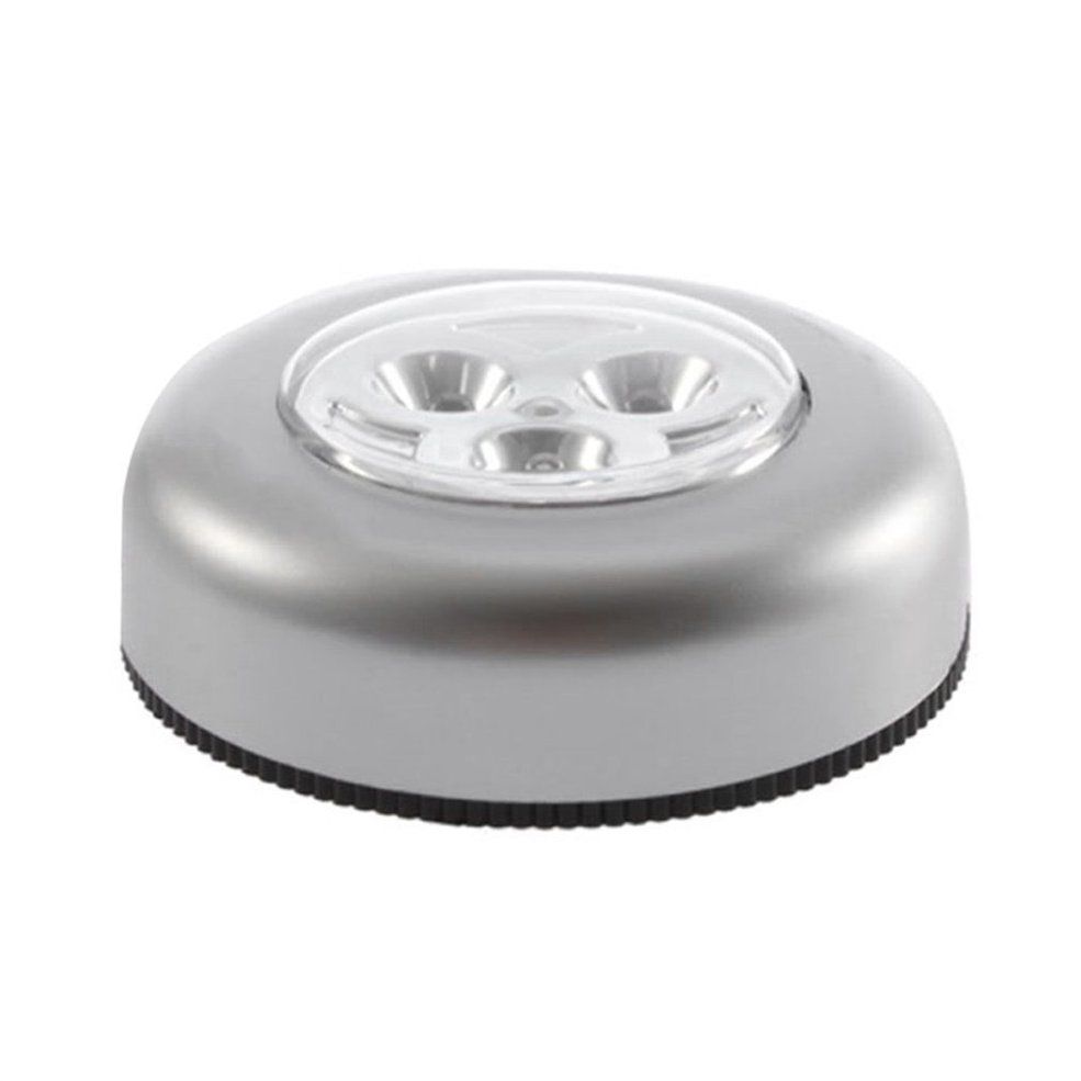 3 LEDs batterry Powered Stick Tap Touch Light Lamp Bedside Tent Home Lamp