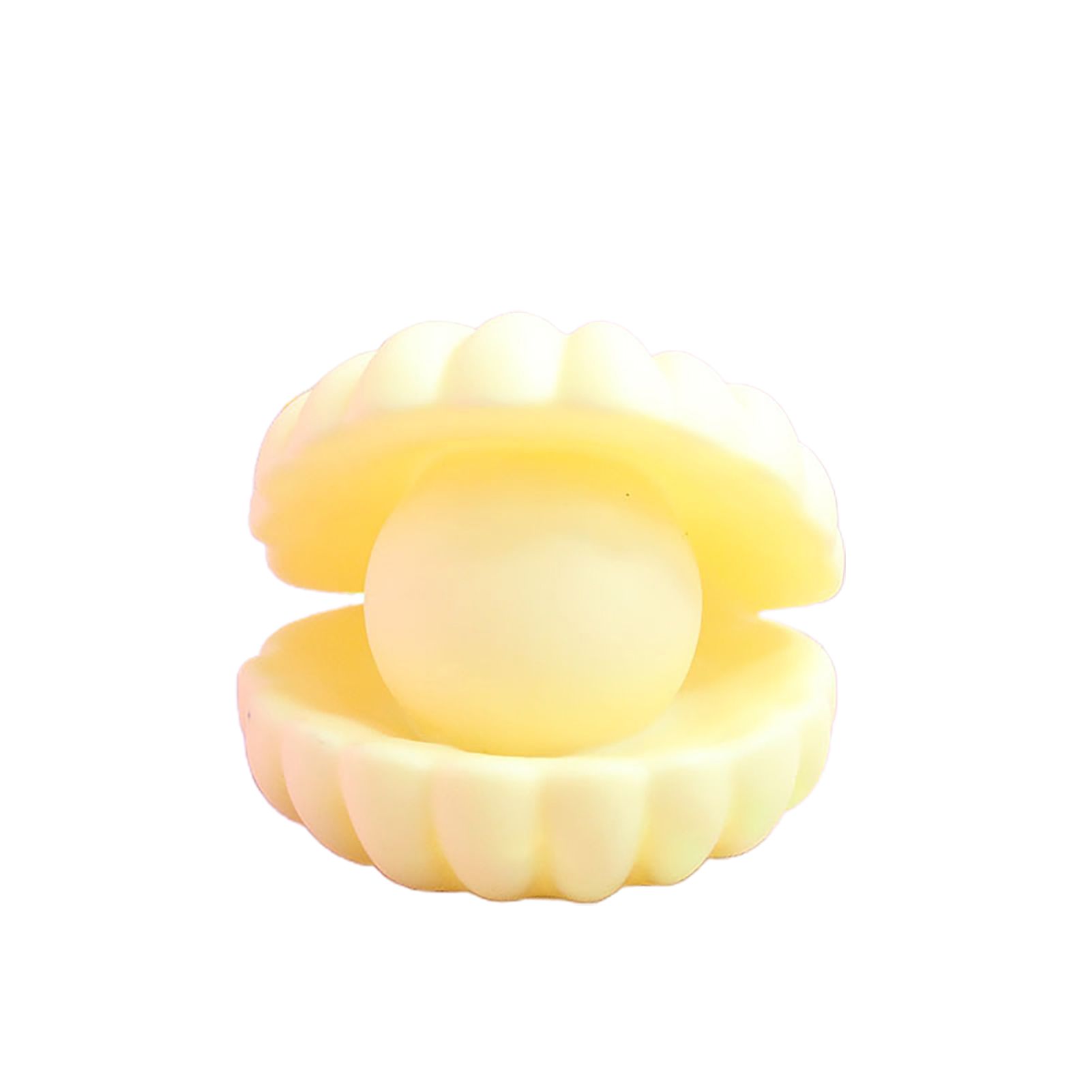Shell Night Light LED Decorative PVC Pearl Desktop Lamp for Bedroom