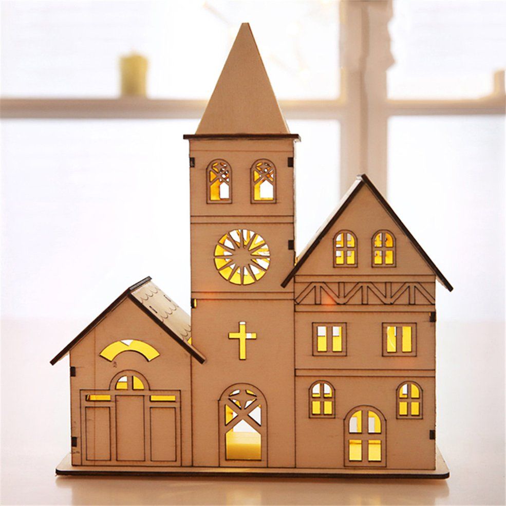 Wooden Decor Creative Desktop Christmas Decoration