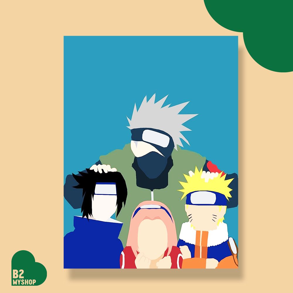 Naruto Team 7 PVC Poster Board