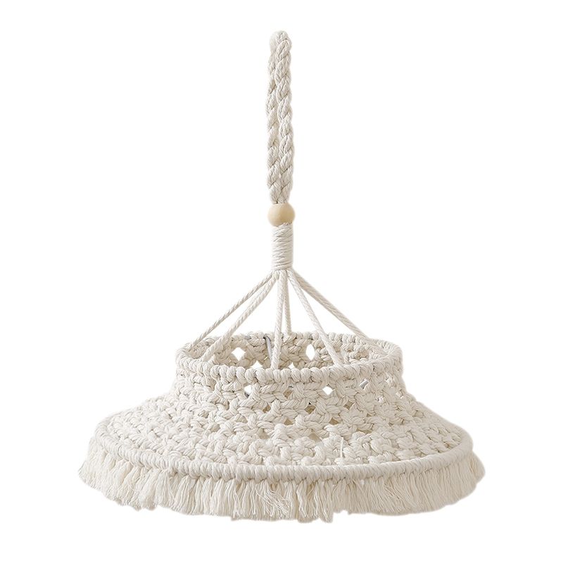 Macrame Lamp Shade Boho Hanging Pendant Light Cover Modern Office Bedroom Living Room Nursery Bohemian Home Decor