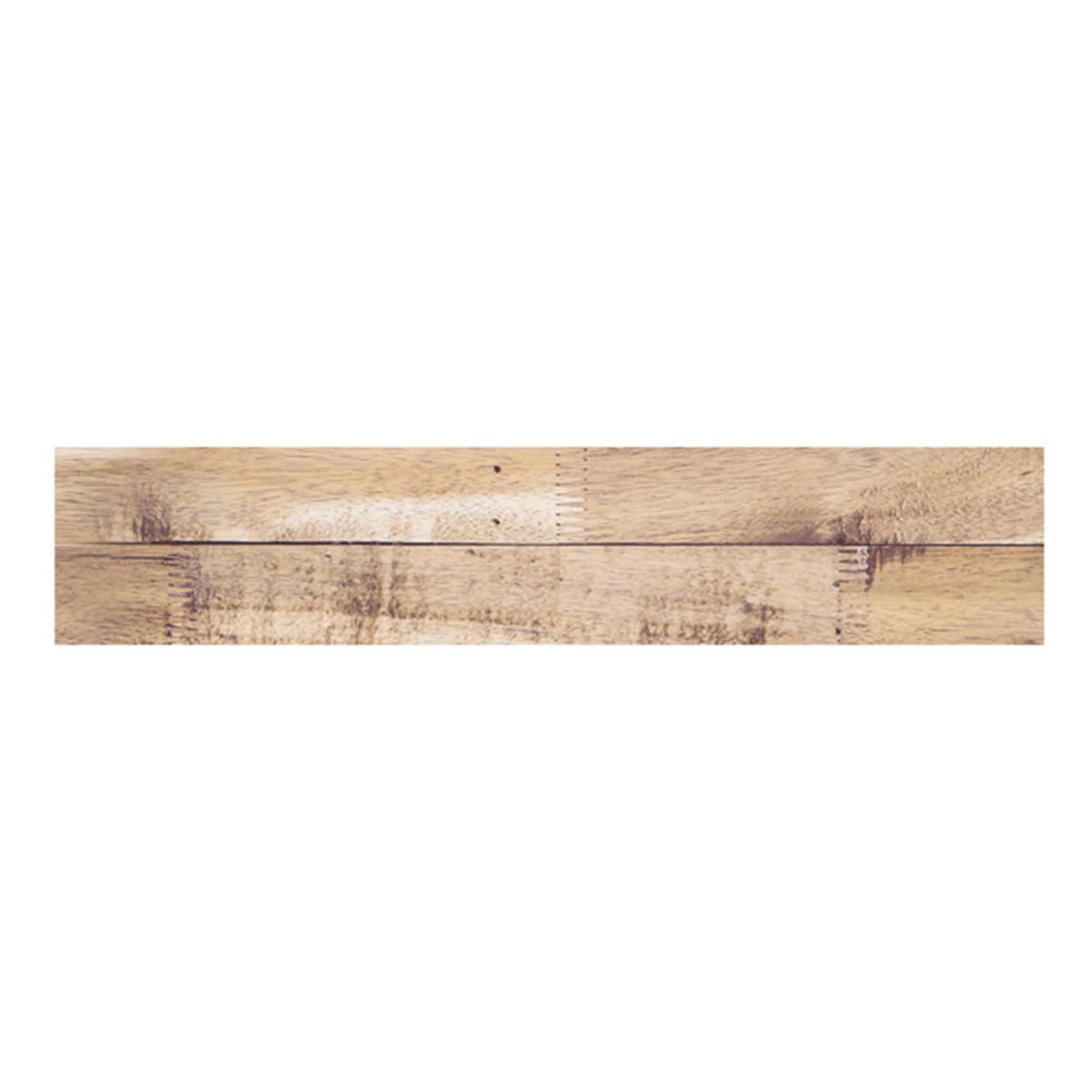 1PC Self Adhesive Wood Grain Retro Tile Stickers Waterproof PVC Removable Wall Stickers Decals DIY Wallpapers for Kitchen Bathroom Home Tidy Protection