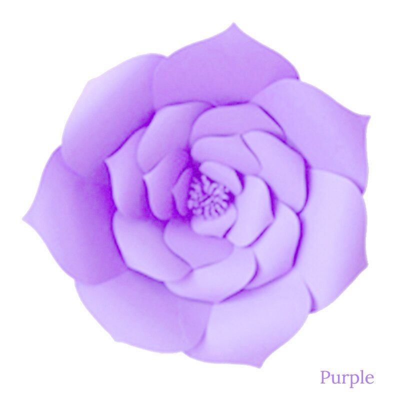 2pcs 20cm DIY Artificial Paper Flowers Wedding Decoration Backdrop Happy Birthday Party Decoration Kids Paper Crafts DIY