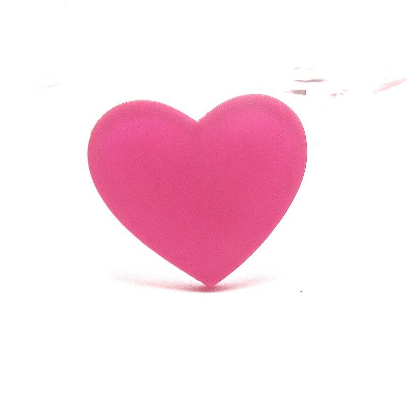 30pcs Sweet Acrylic Heart Flatback Cabochon DIY Scrapbooking Decorative Craft Making 30mm*26mm