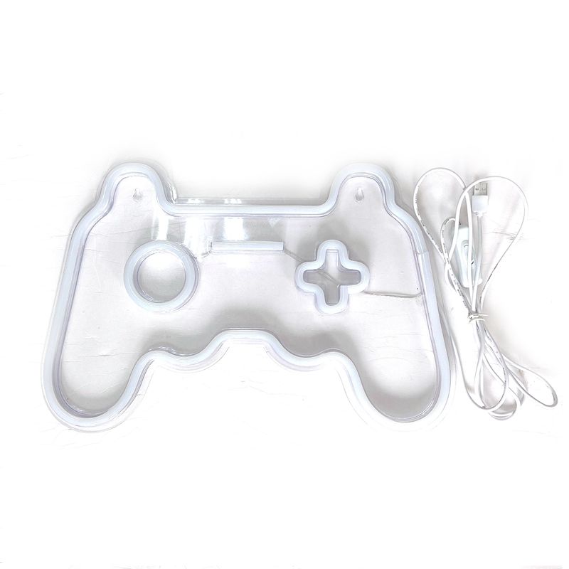Game Neon Lights Signs LED Neon Sign for Wall Decor Gamepad Neon Signs for Bedroom Children Gaming Zone Party Decoration