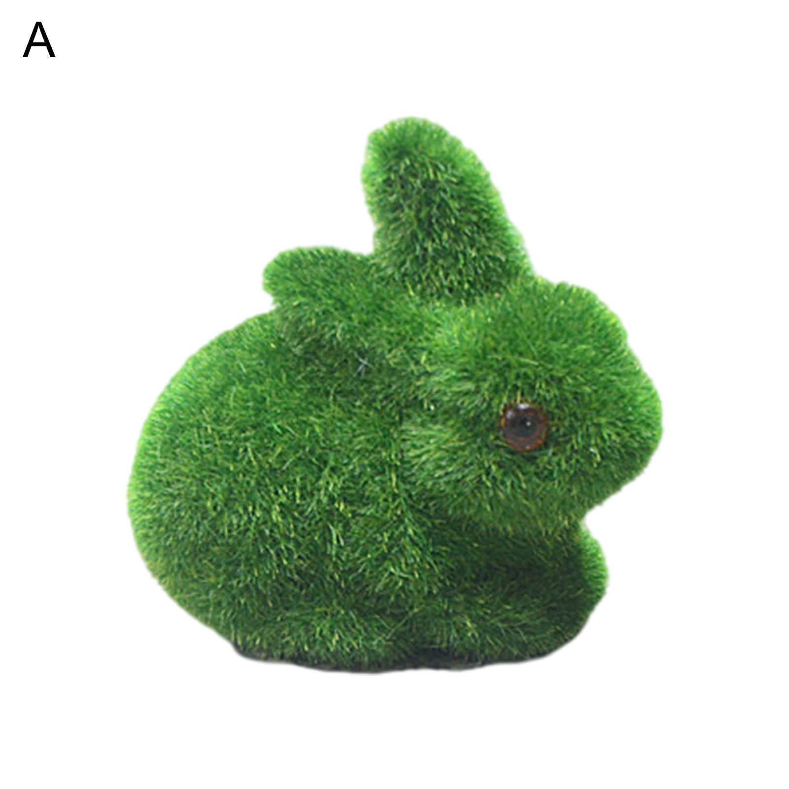 Desktop Ornament Long Lasting Simulation Handmade Easter Rabbit Figurine