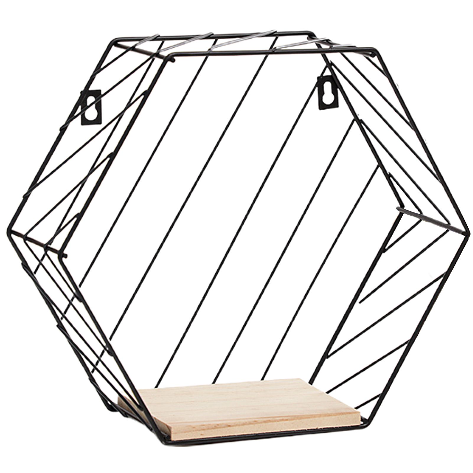 Display Rk Delicate Hexagonal Wall-mounted Storage Sh