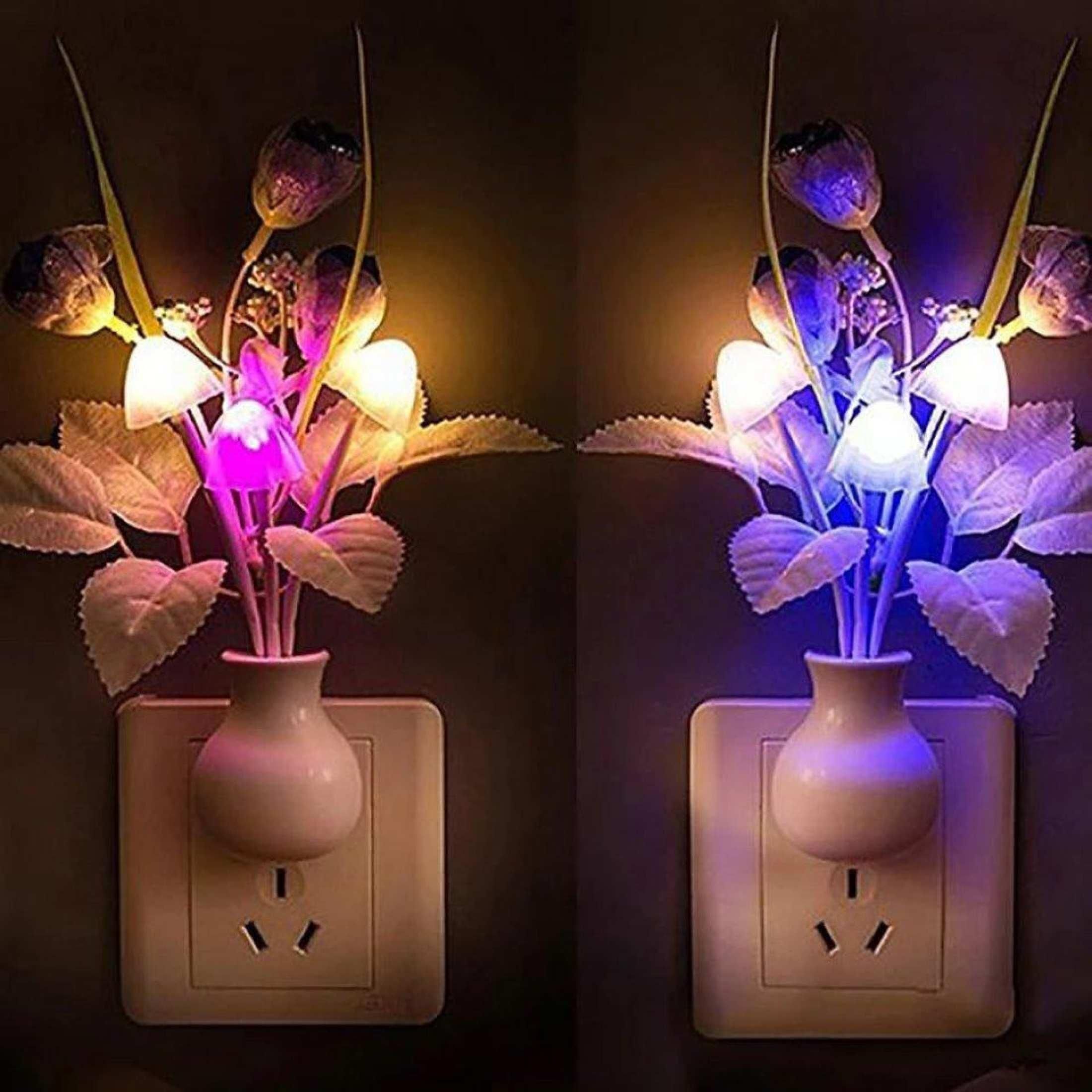 LED Mushroom Night Light Lamp - Multi Color