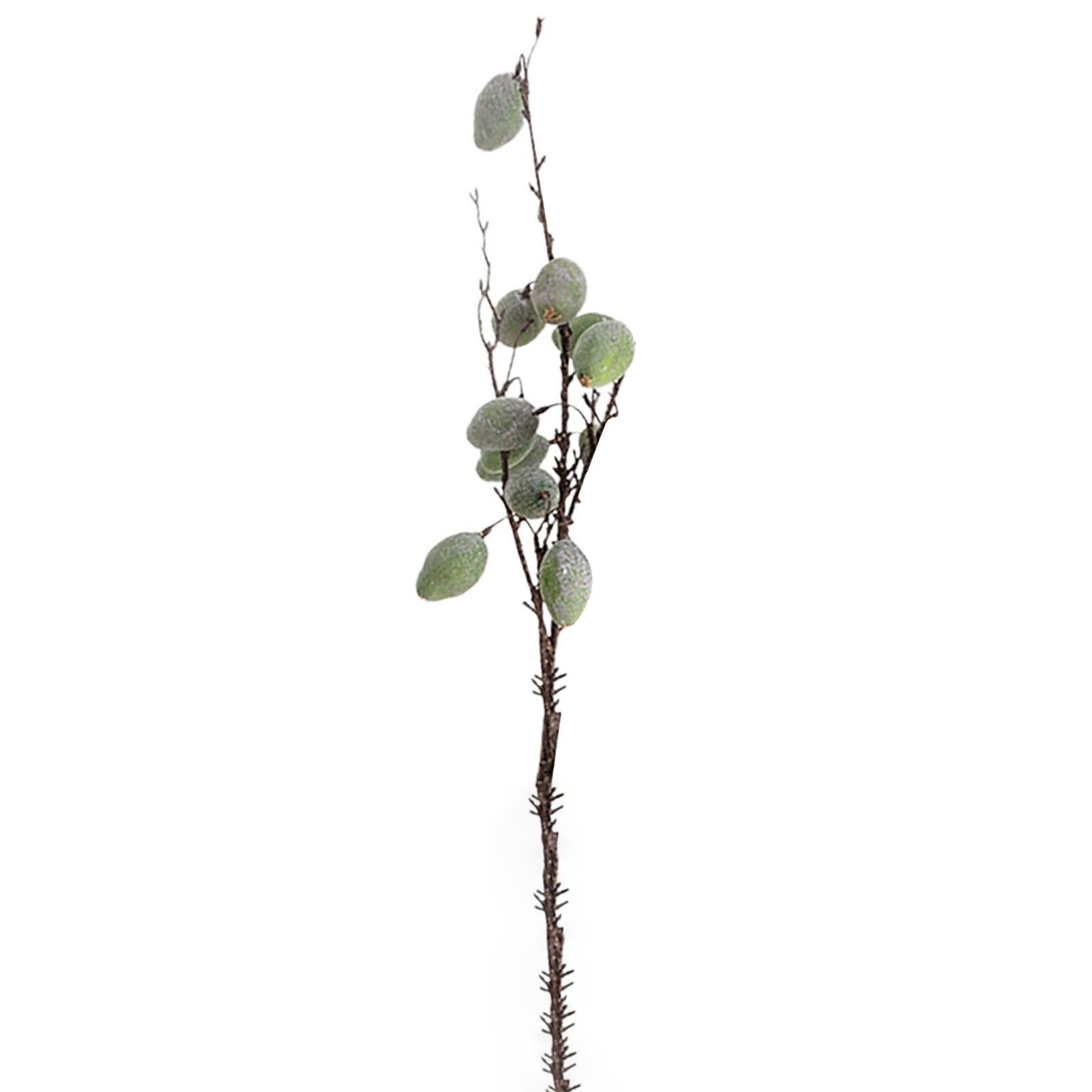 Faux Silk Flower Weather-resistant istic Faux Branch with Fruits
