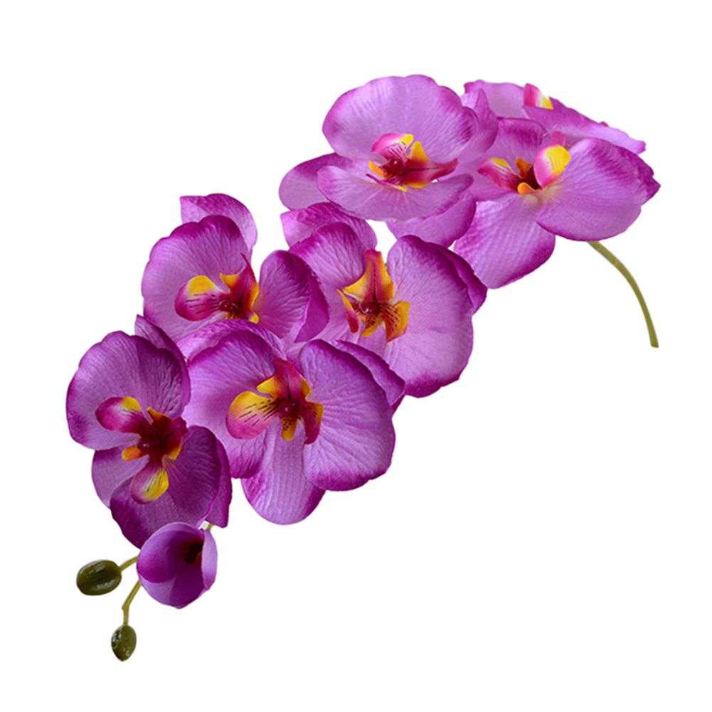 1Pc Artificial Flower Butterfly Orchid Garden DIY Wedding Party Desktop Decor(null)