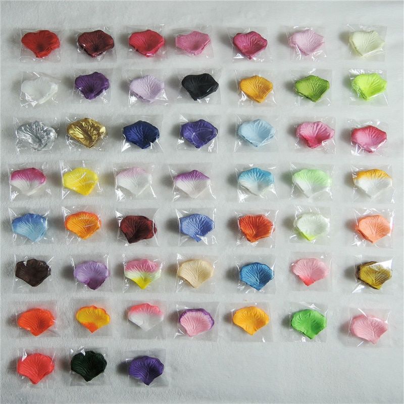 100pcs/lot Non-woven fabric Petals rose petals simulation Wedding petals wedding arrangement Wedding accessories