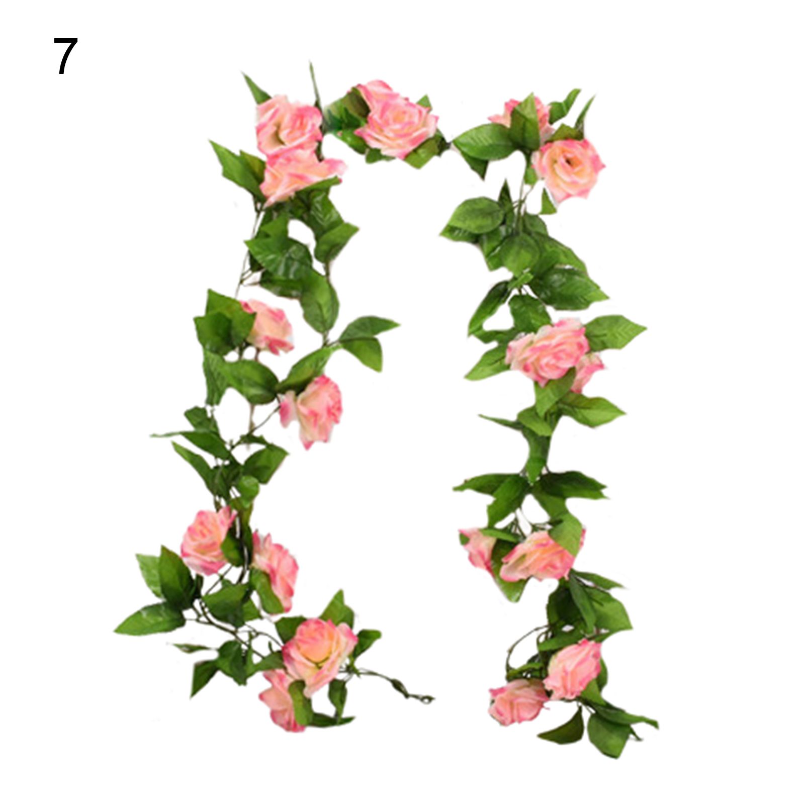 Simulation Flower Eye-catching Simulation Rose Flower Vine Decoration