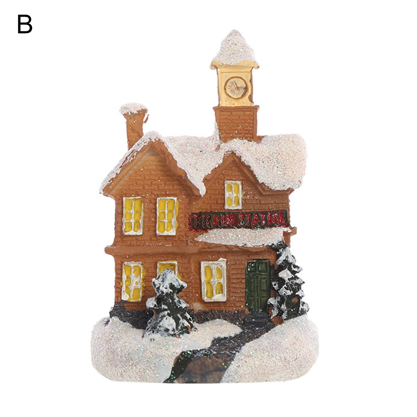 Figurine House Attrtive European Style X Themed House Decorations
