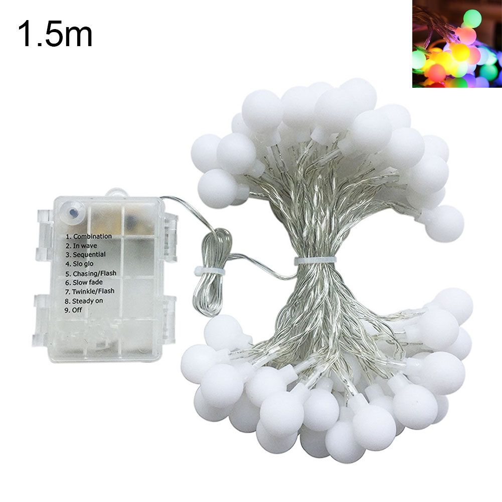 Waterproof 10/20 LEDs Mini Ball Fairy String Light Christmas Wedding Party Decor