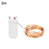1m 2m Copper Wire LED Fairy Garland String Light Holiday Wedding Party Decor