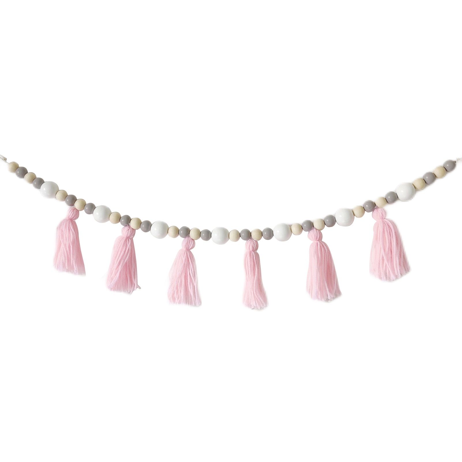Tassel Banner Fade-resistant Birthday Party Pom Garland