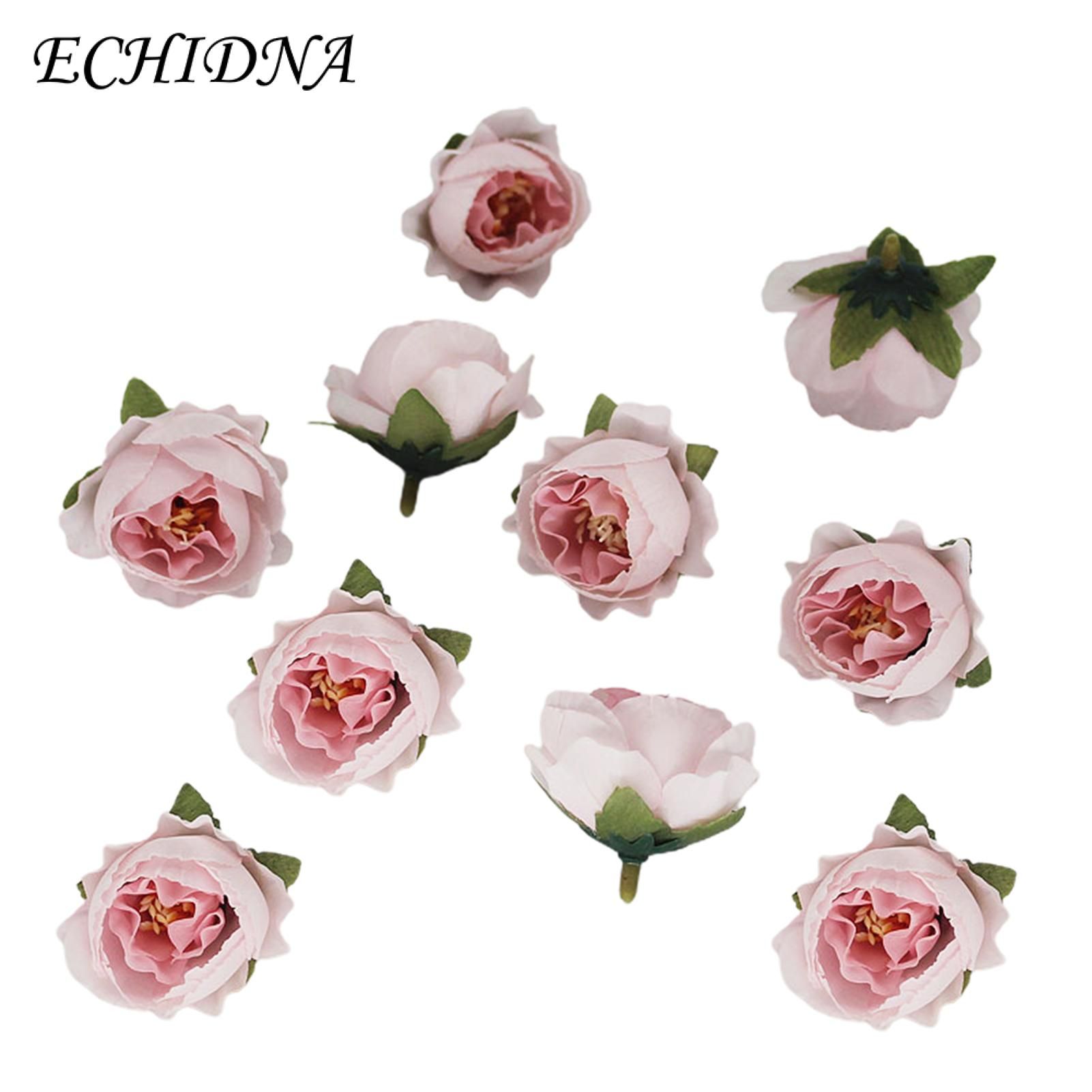 ECHIDNA Fake Flower Head Exquisite Table Centerpiece Fake Rose Head