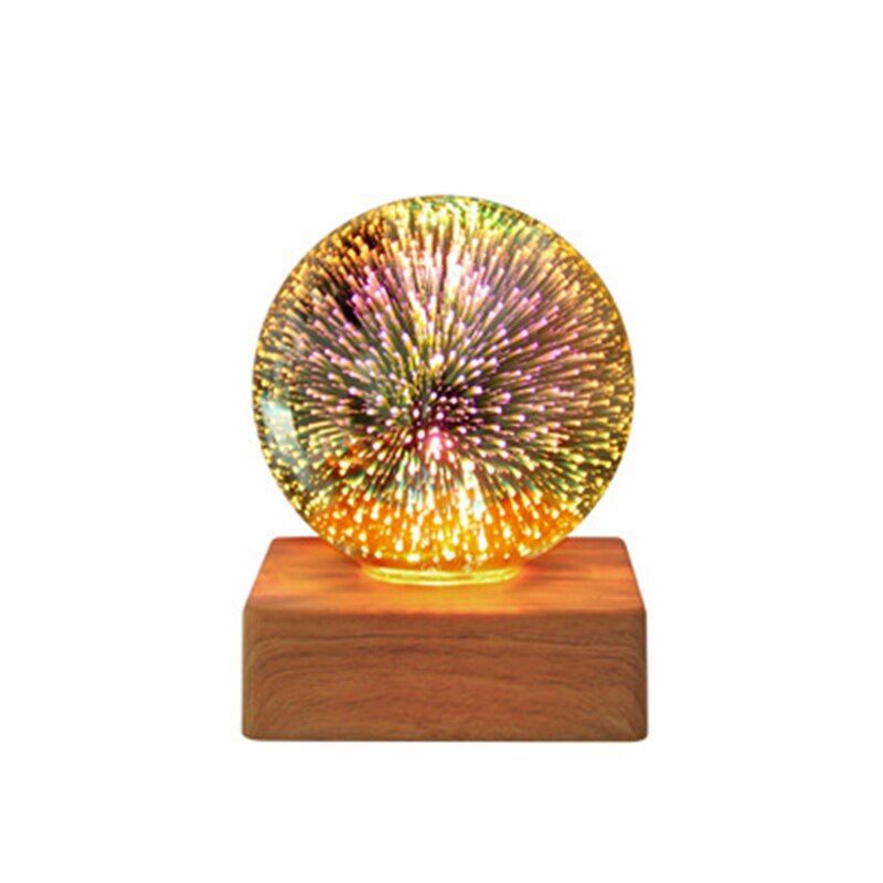 USB LED Ball Light Novelty lighting 3D  Colorful atmosphere table Night Lamp Christmas Holidays Home decoration
