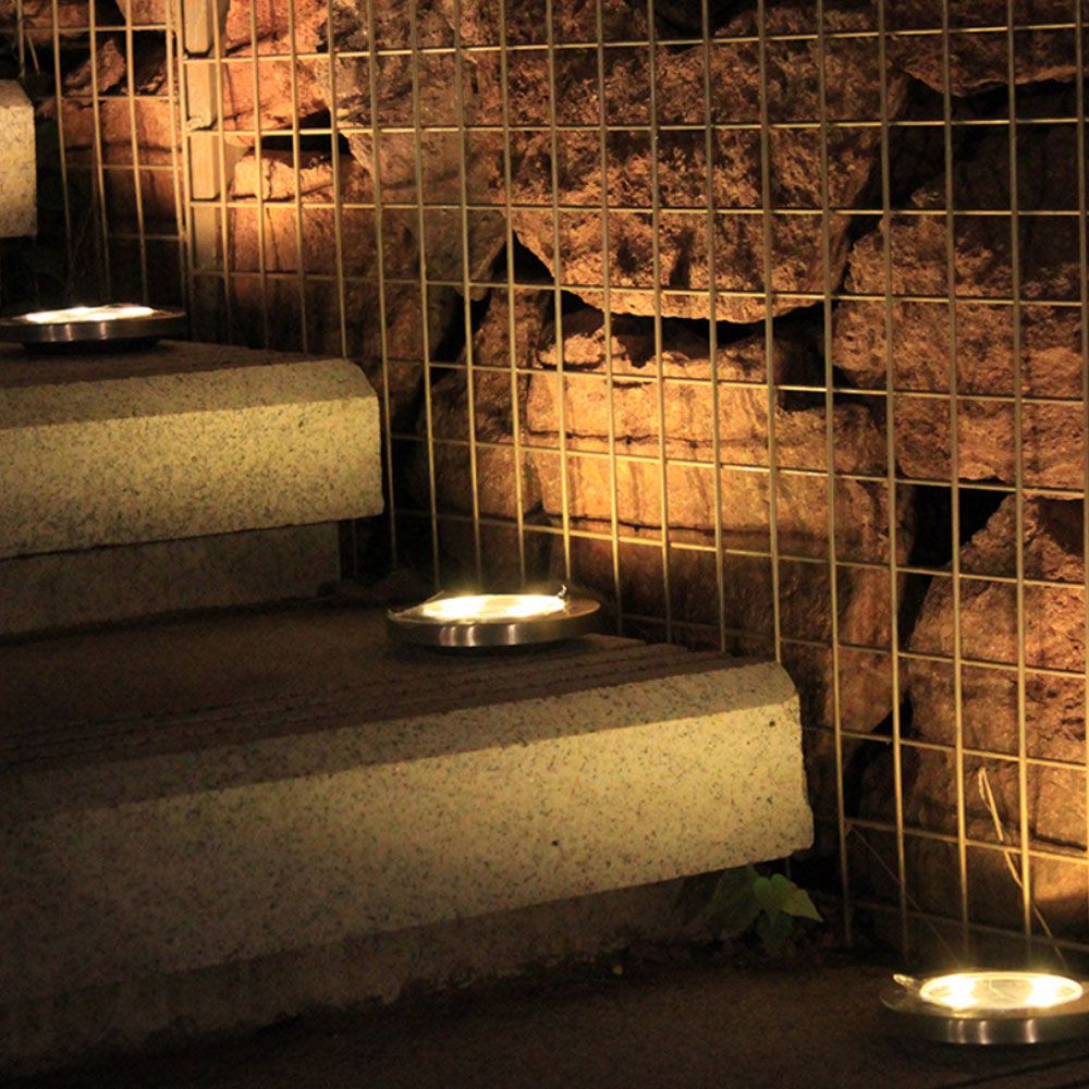 Outdoor Waterproof Solar Lawn Lights LED Garden Lights Simple Buried Lights Dust create a unique lighting experience