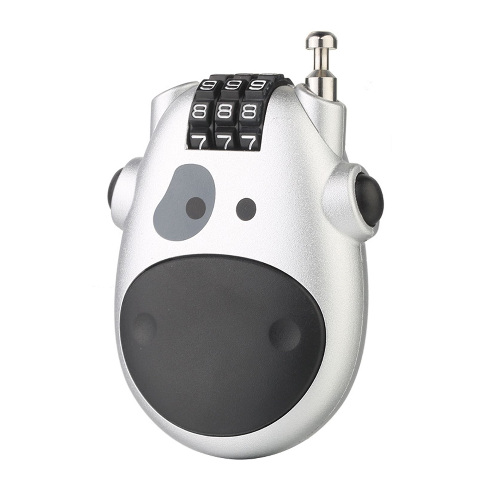Helmet Password Lock Rust Resistant 3 Digit Combination Lock