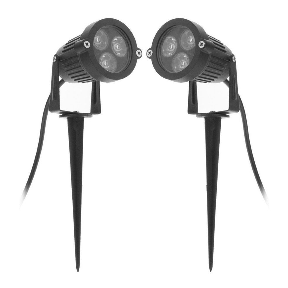 3W Outdoor Lawn Lamp 85-265V Garden Path Courtyard Spot Lighting Spike Lights - Warm white