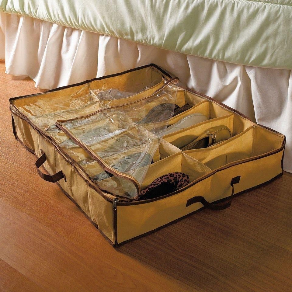 Space Saving Shoe Organizer Brown Space Saving Shoe Organizer - Brown