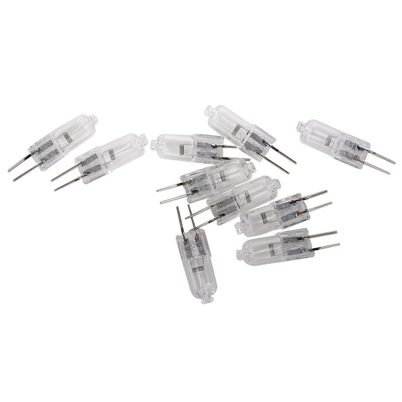 10 pcs, G4 halogen lamp 12V 35W pin lamp warm white