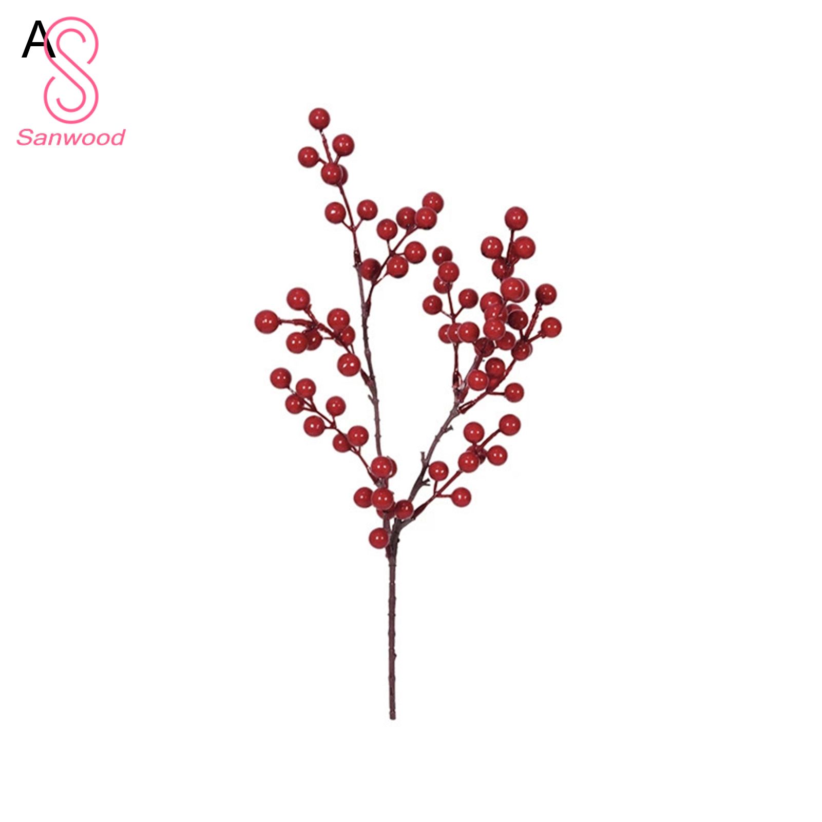 Simulation Flower Ornamental Fortune Fruit Christmas Floral Decoration