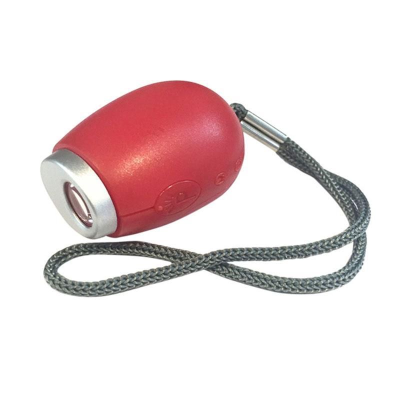 Mini LED Portable Digital Clock Night Light Projector Flashlight W/ Hanging Rope