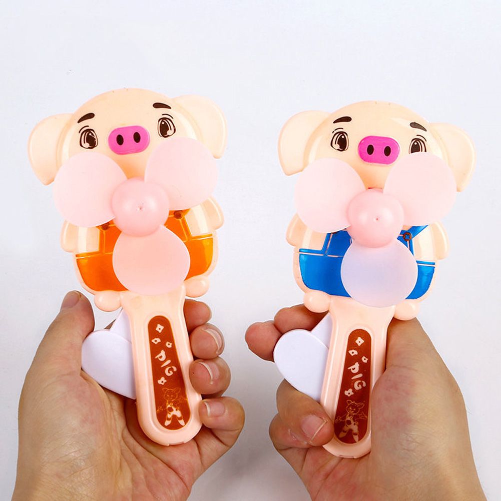 Yfashion Portable Handhold ni Fan with Cartoon Shape for Student