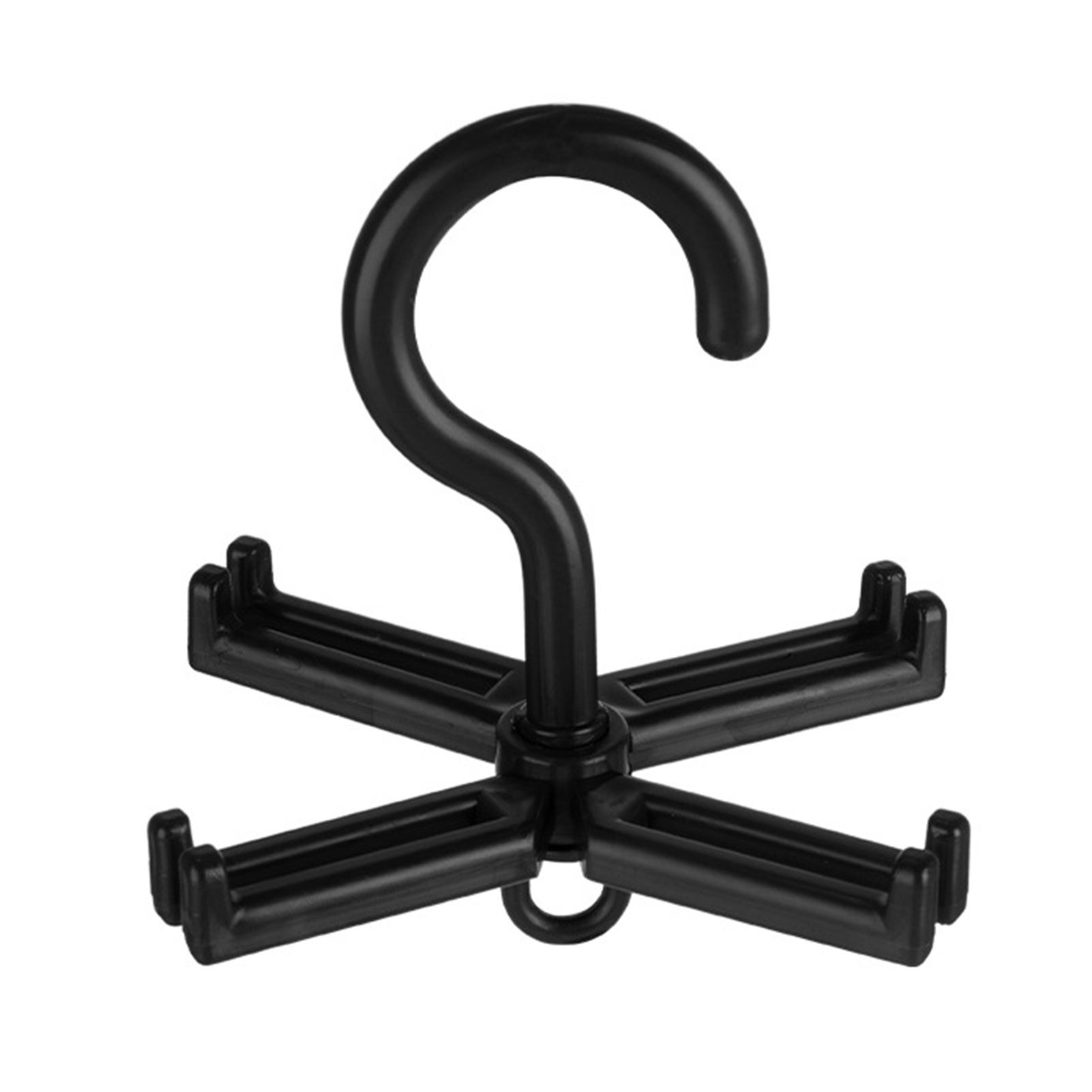 4 Claws Foldable Hanger Hook Plastic Practical Rotatable Home Hook for Bedroom