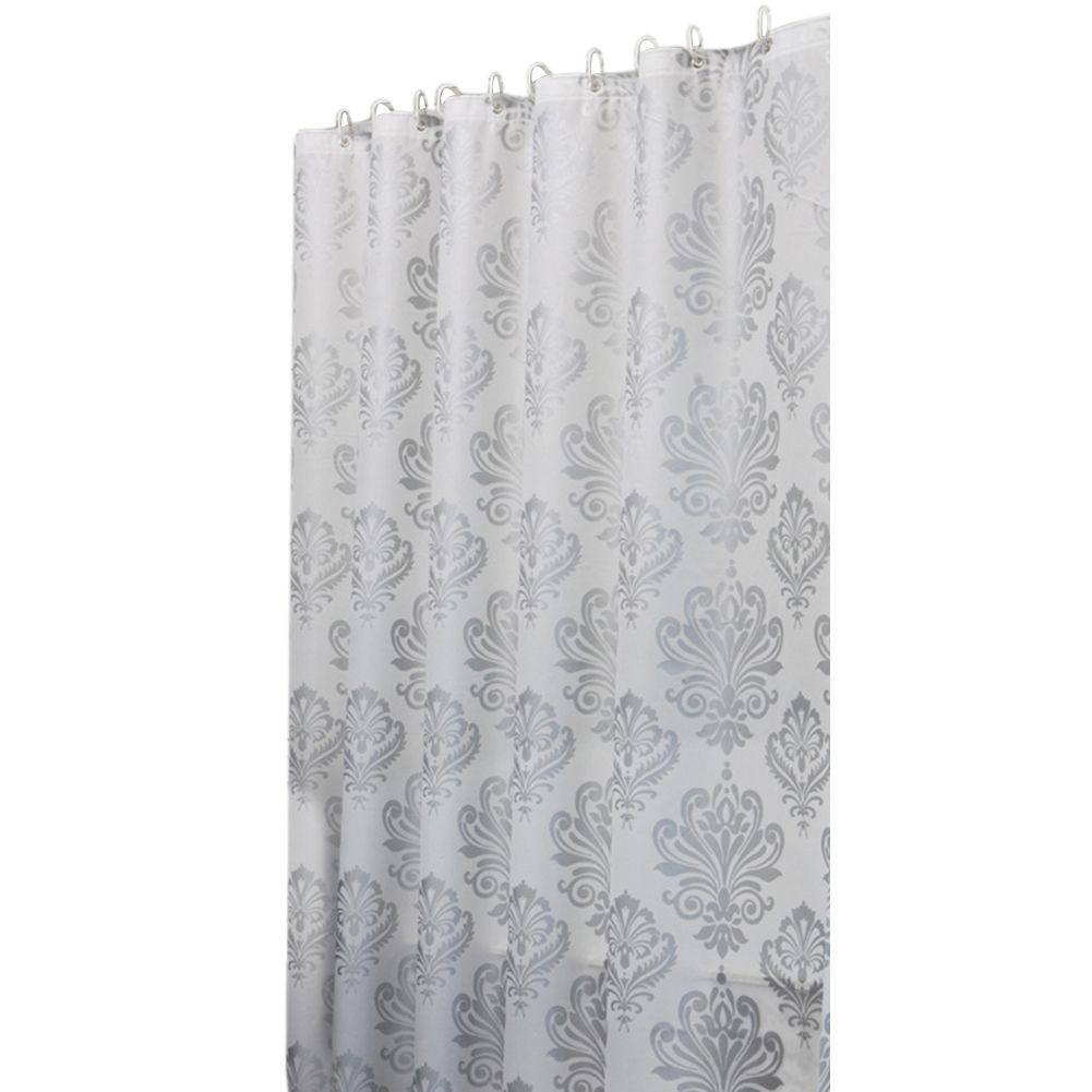 Vintage Waterproof PEVA Shower Bath Curtain Home Hotel Bathroom Decor with Hook